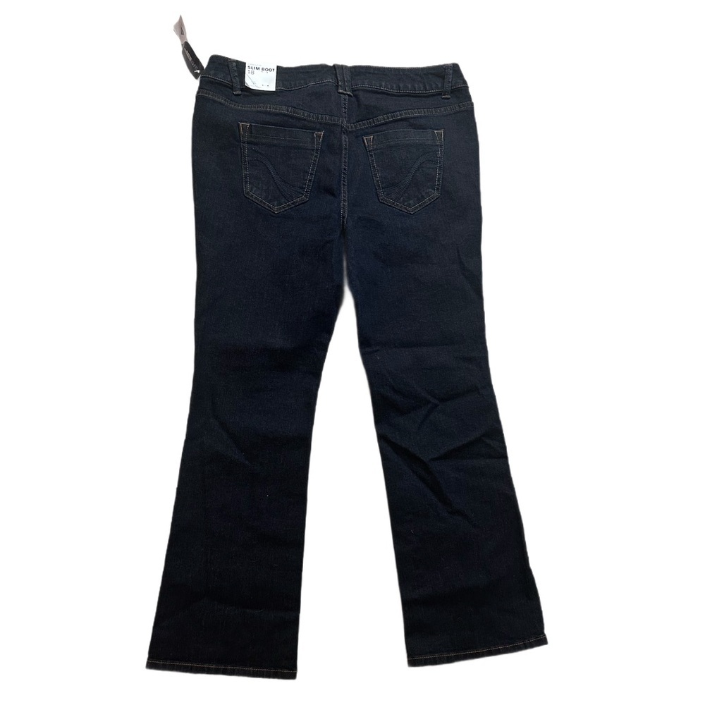 Lane Bryant Dark Indigo Bootcut Stretch Jeans Petite Size 18P - Picture 7 of 9